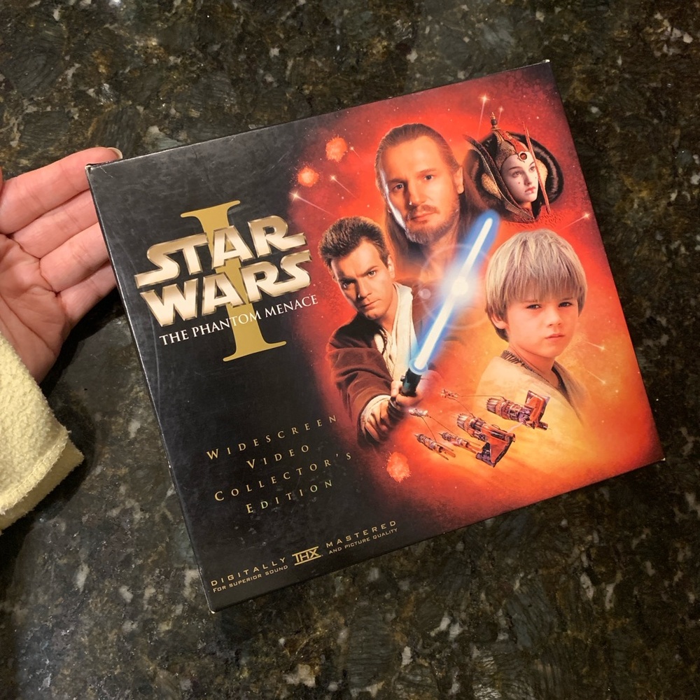 Star Wars The Phantom Menace Widescreen VHS Collectors Edition